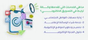 ما هي الخدمات التي تقدمها وكالة ترابط في التسويق الالكتروني؟